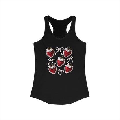 Strawberry yarn Racerback Tank