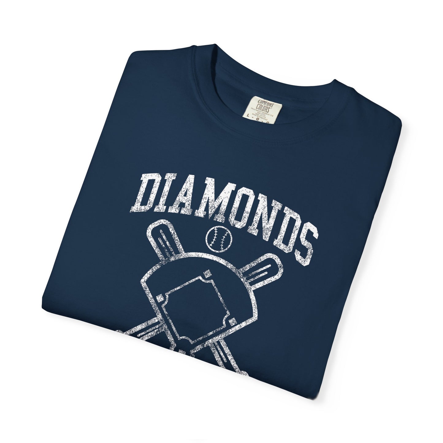 Baseball Diamonds Are A Girl's Best Friend T-Shirt – Women's Soft Vintage Baseball Tee