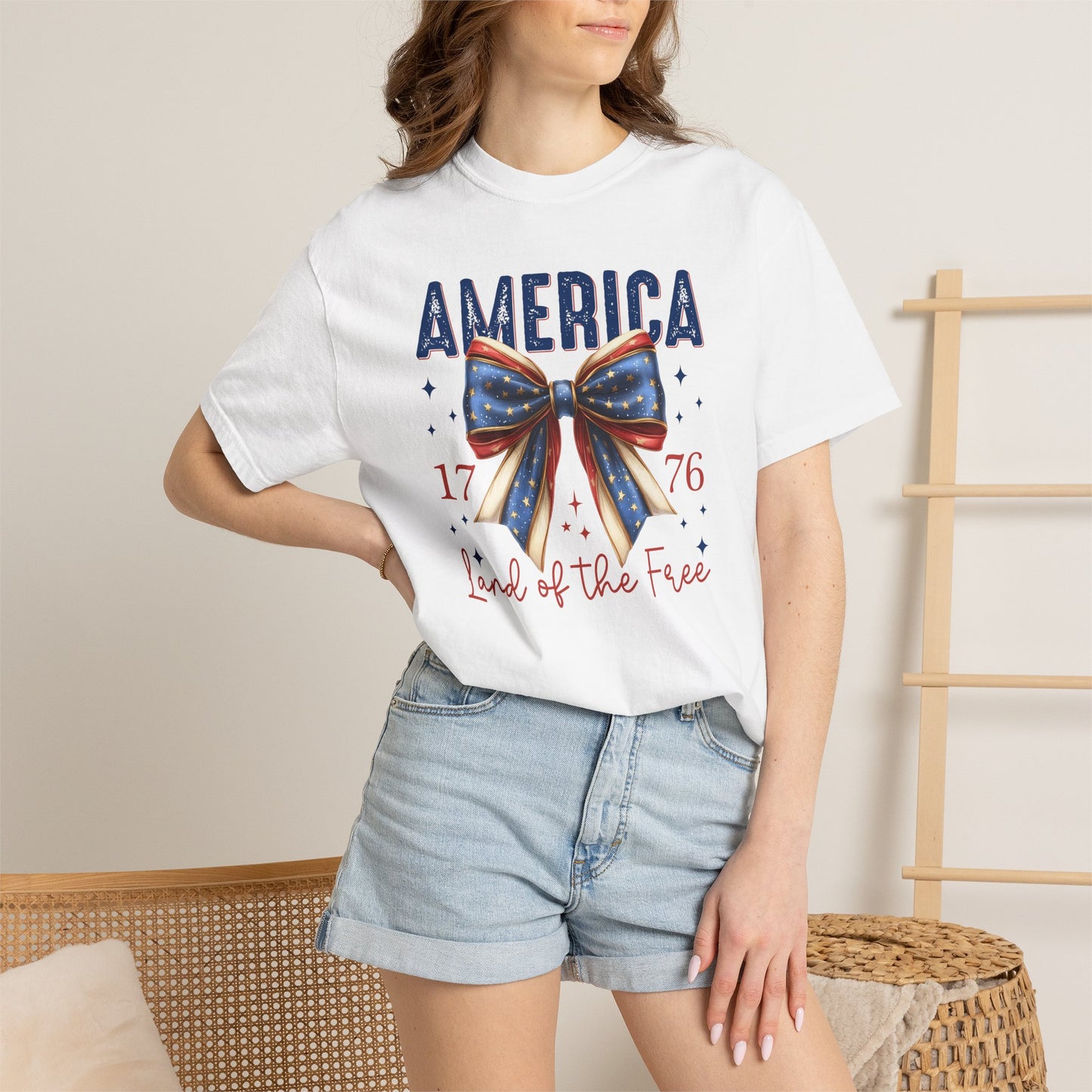 America 'Land of the Free' Patriotic T-Shirt