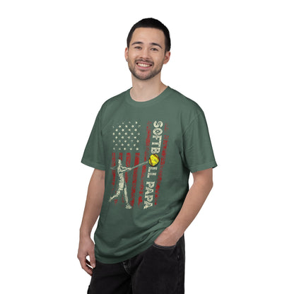 Softball Vintage Flag T-Shirt