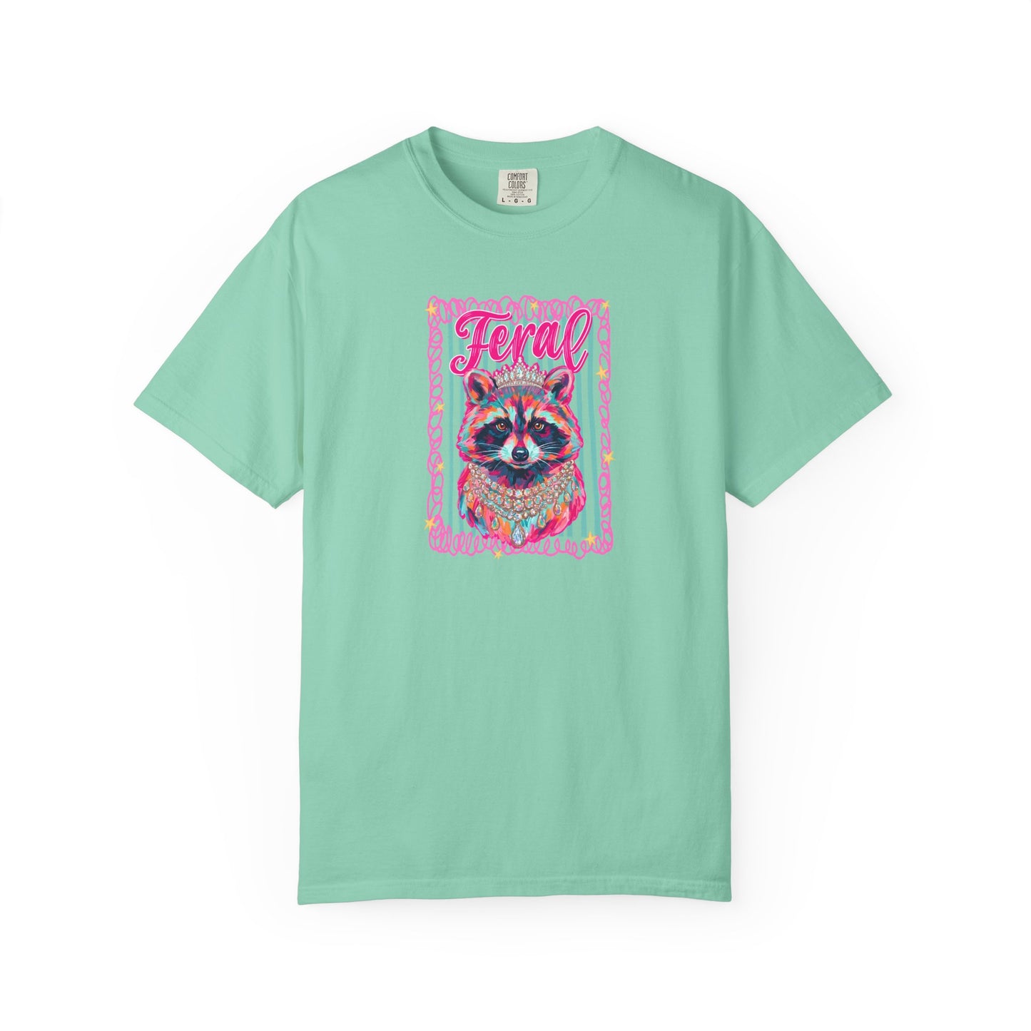 Feral Raccoon comfort color T-shirt