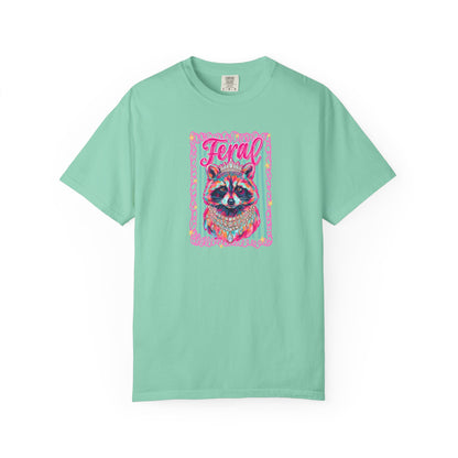 Feral Raccoon comfort color T-shirt