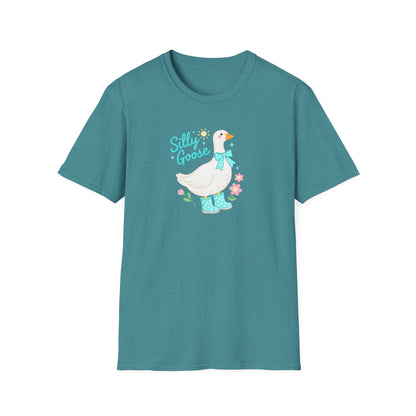 Silly Goose T-Shirt — Cute Duck Illustration Tee for Kids & Animal Lovers