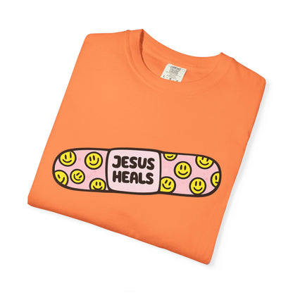 Jesus Heals Bandage T-Shirt — Christian Faith Graphic Tee