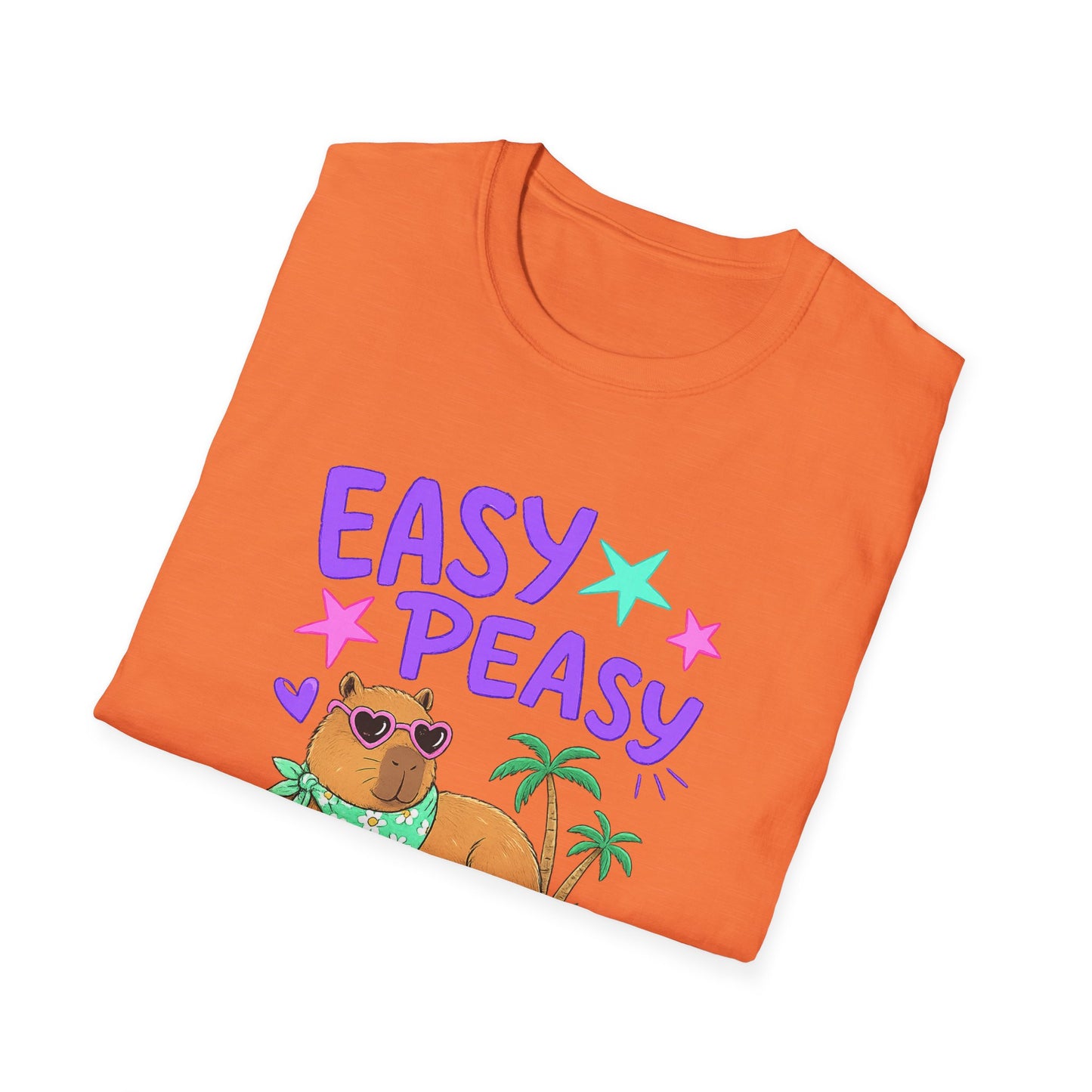 Easy Peasy Dog Tee — Relaxed Hawaiian Corgi T-Shirt