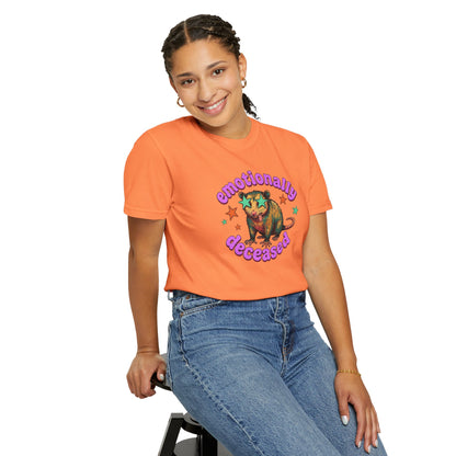Emotionally Deceased T-Shirt — Vintage Cat Graphic Tee