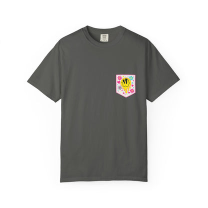 Social Moms Club T-Shirt — Colorful Retro Pocket Graphic Tee