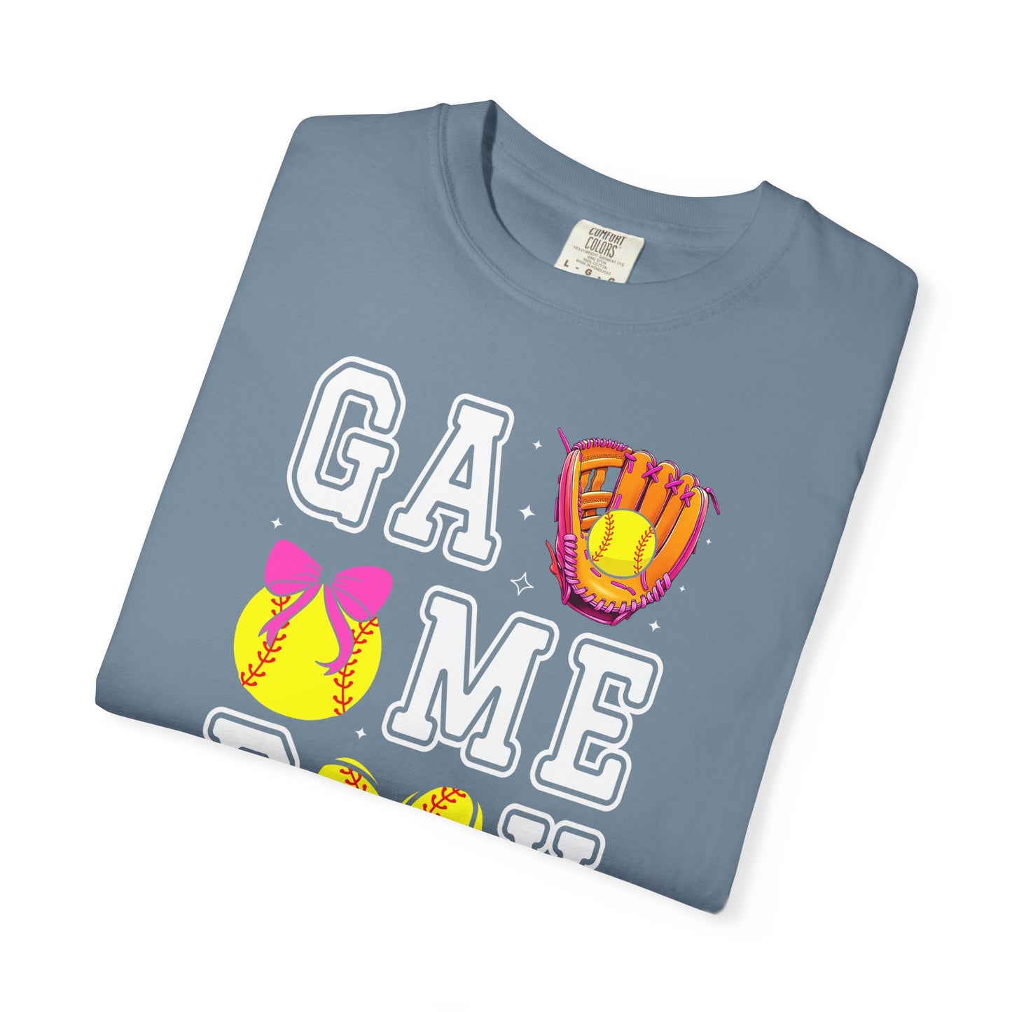 Game Day Softball T-Shirt — ‘GAME DAY’ Glove & Ball Design
