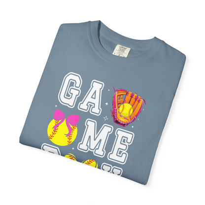 Game Day Softball T-Shirt — ‘GAME DAY’ Glove & Ball Design