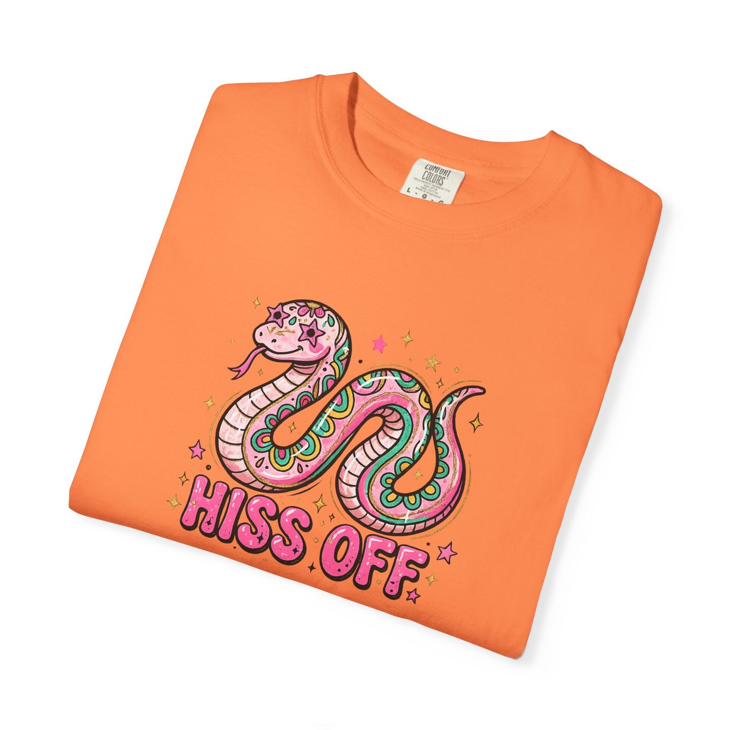 Snake "Hiss Off" Graphic T-Shirt — Retro Cute Reptile Tee