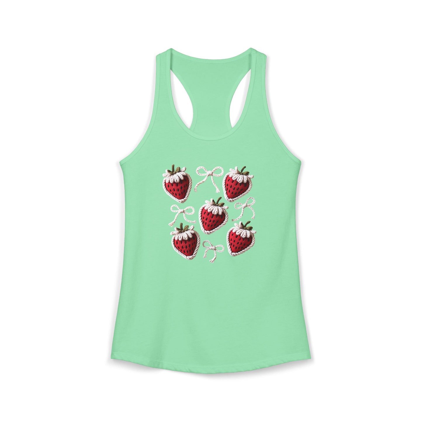Strawberry yarn Racerback Tank