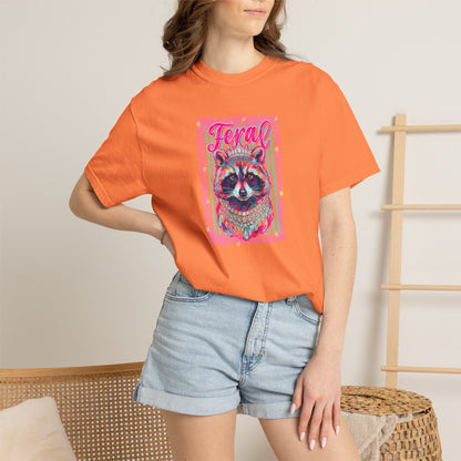 Feral Raccoon comfort color T-shirt
