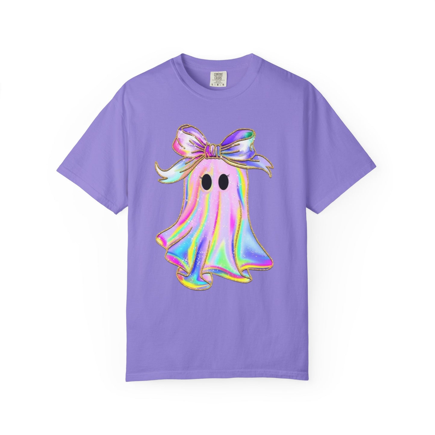 Holographic Bow Ghost T-Shirt
