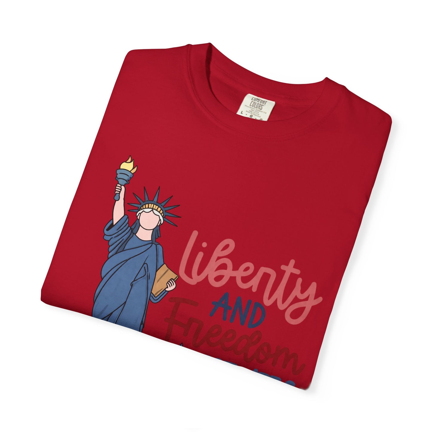 Liberty and Freedom T-Shirt — Statue of Liberty EST 1776 Patriotic Tee
