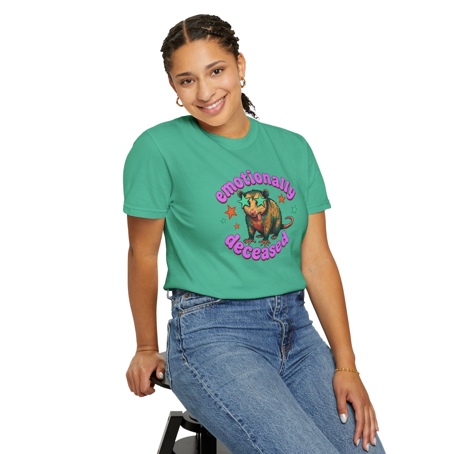 Emotionally Deceased T-Shirt — Vintage Cat Graphic Tee