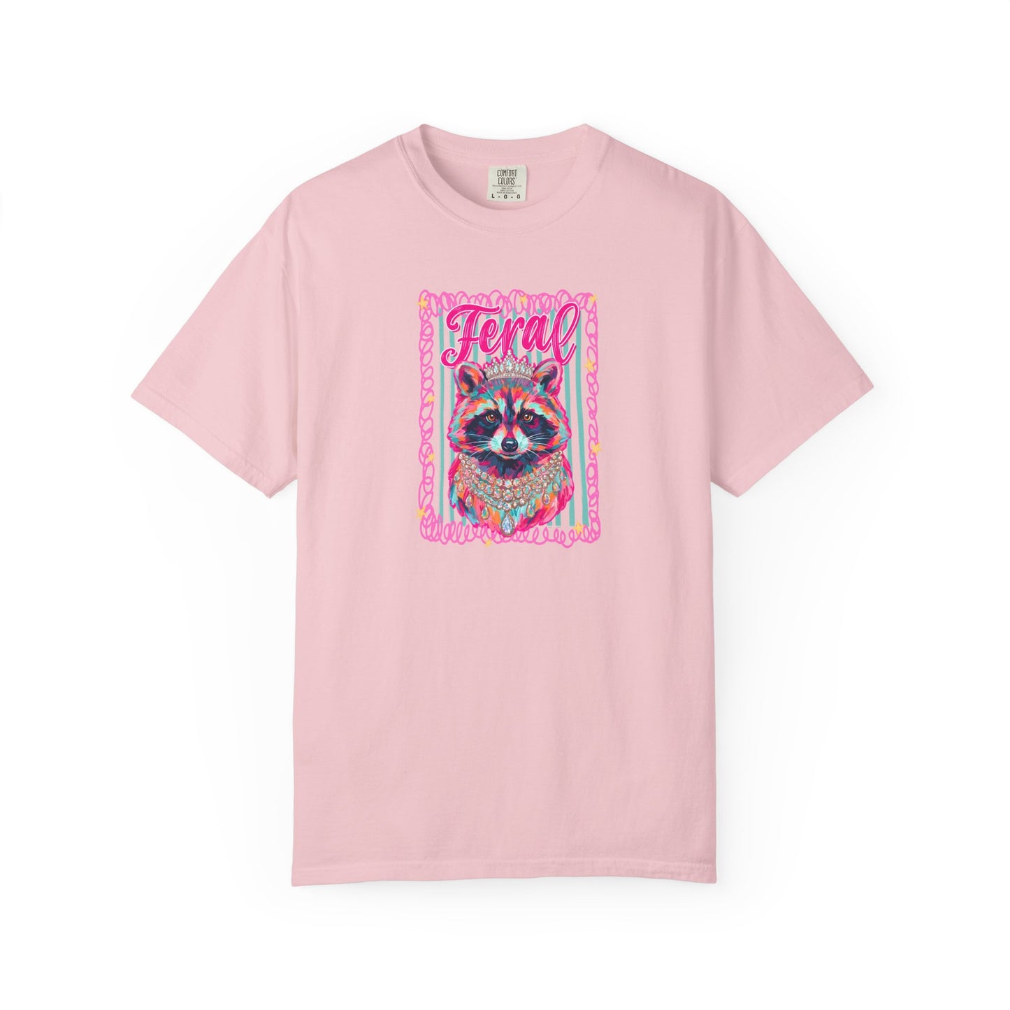 Feral Raccoon comfort color T-shirt