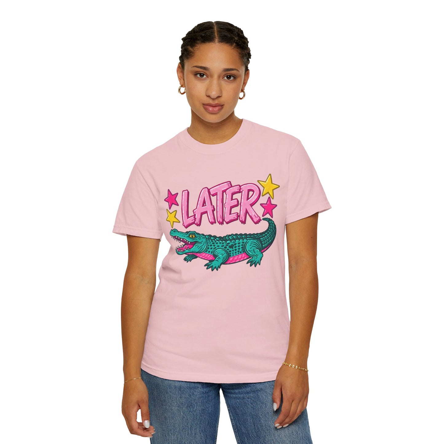 Later Gator Graphic T-Shirt — Retro Cartoon Alligator Tee