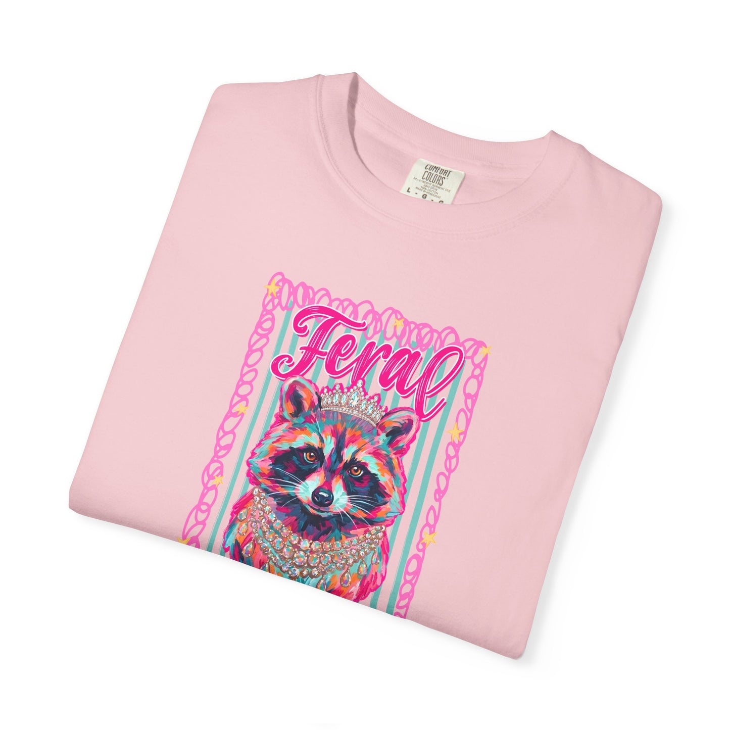 Feral Raccoon comfort color T-shirt