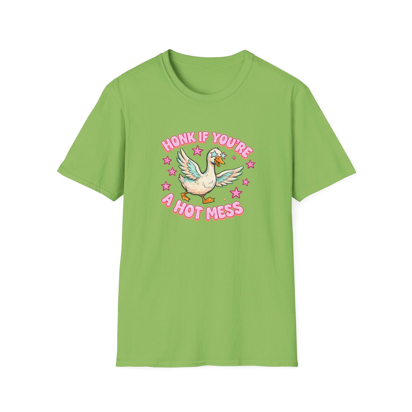 Honk If You’re A Hot Mess T-Shirt — Cute Vintage Dove Graphic Tee