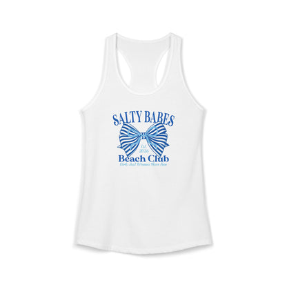 Salty babes blue Racerback Tank