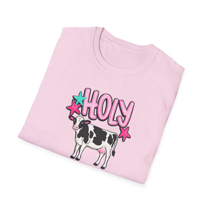 Holy Cow T-Shirt — Cute Pastel Cow Graphic Tee