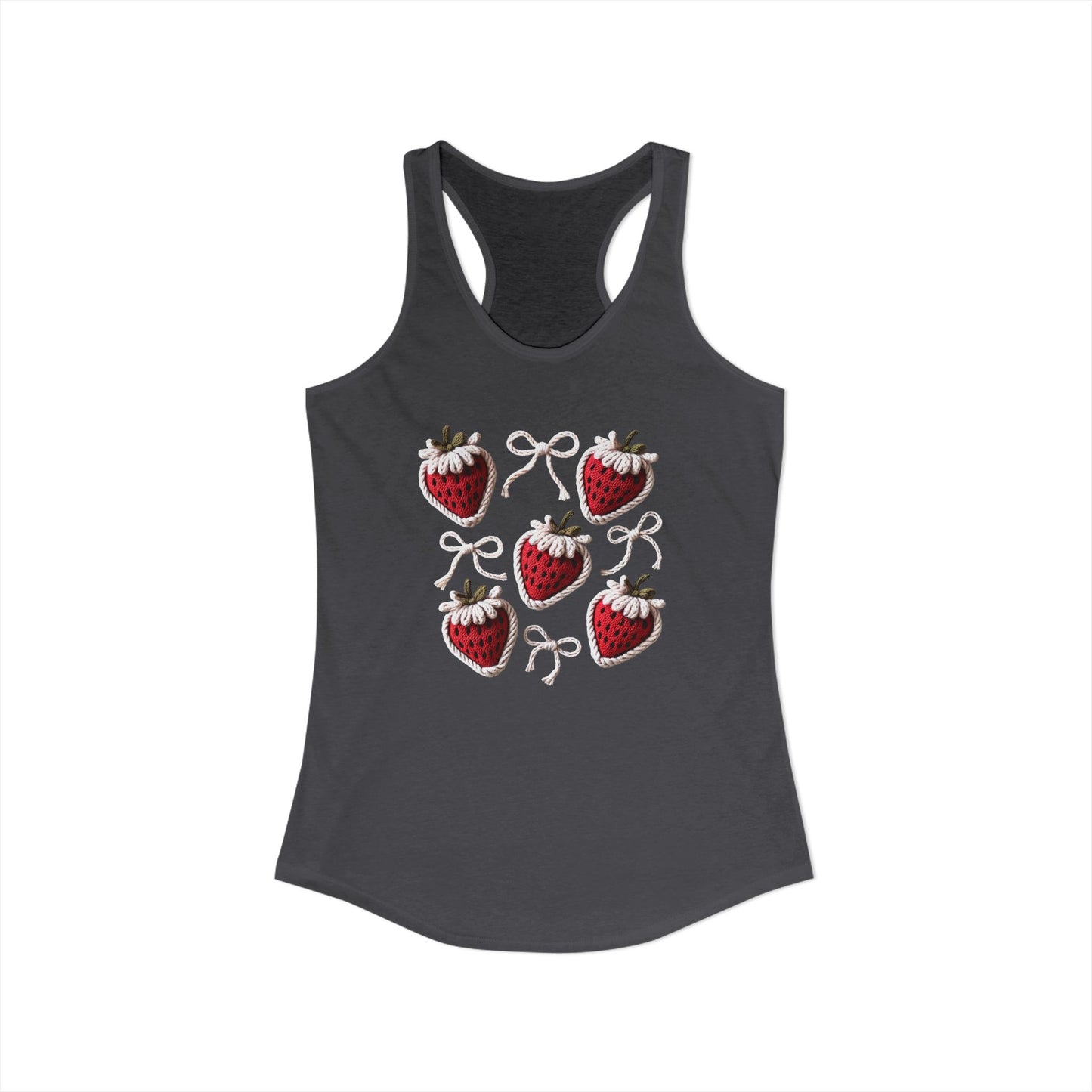 Strawberry yarn Racerback Tank