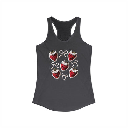 Strawberry yarn Racerback Tank