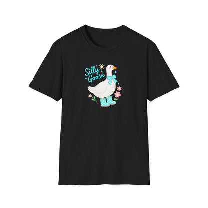 Silly Goose T-Shirt — Cute Duck Illustration Tee for Kids & Animal Lovers