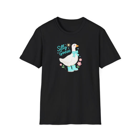 Silly Goose T-Shirt — Cute Duck Illustration Tee for Kids & Animal Lovers