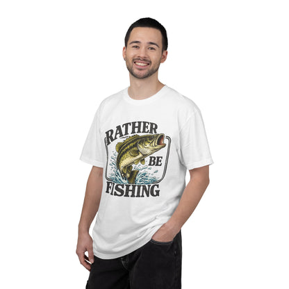 Rather Be Fishing T-Shirt — Bass Graphic Fishing Tee