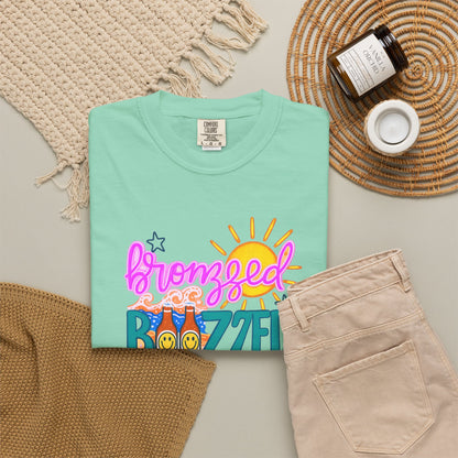 Bronzed & Buzzed T-Shirt – Summer Beach Cocktail Graphic Tee