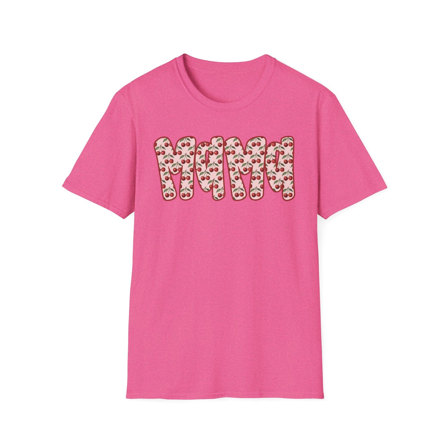 Mama Floral Band T-Shirt — Cute Mom Shirt with Pink Flower Pattern