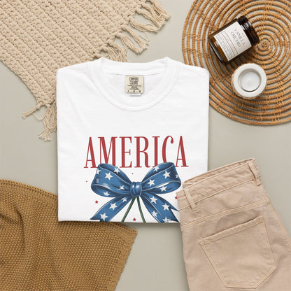 America Cherry Patriotic T-Shirt
