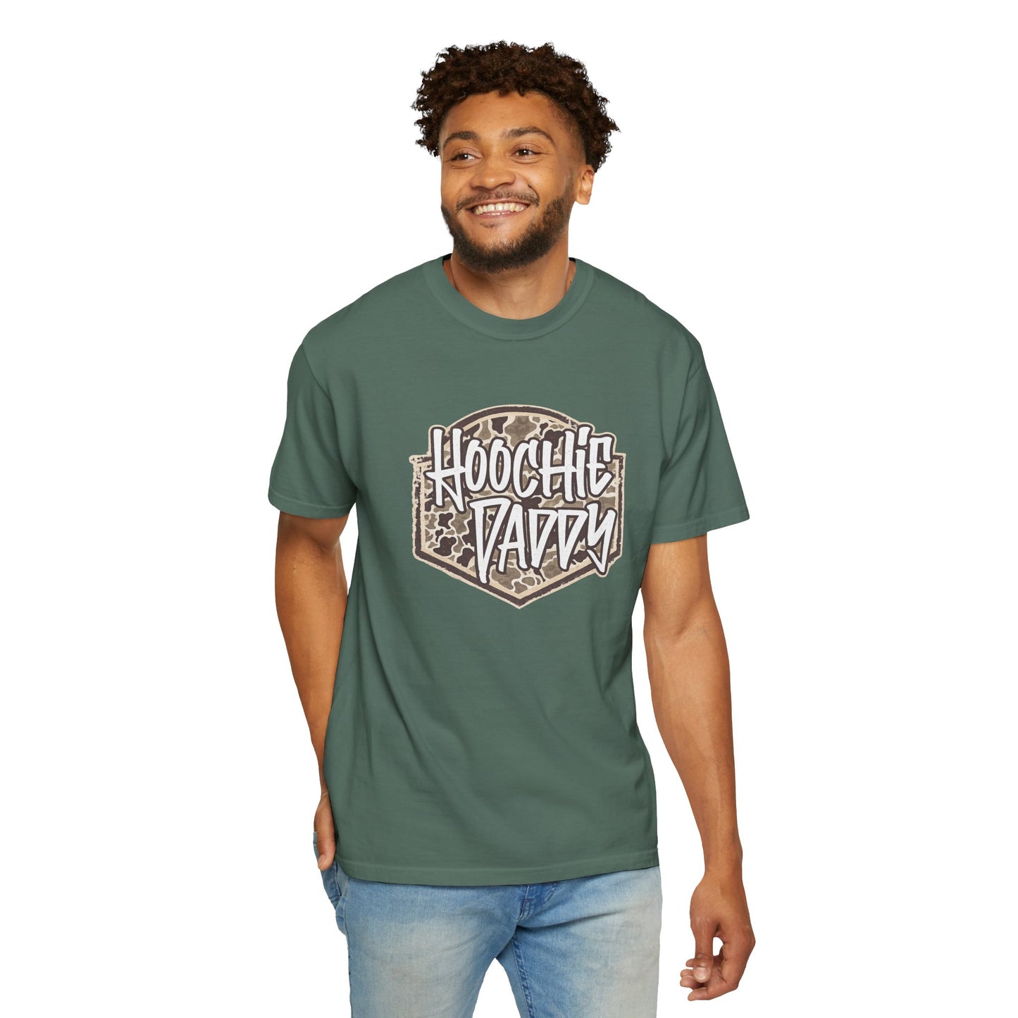 Hoochie Daddy Graphic T-Shirt — Leopard Patch Streetwear Tee
