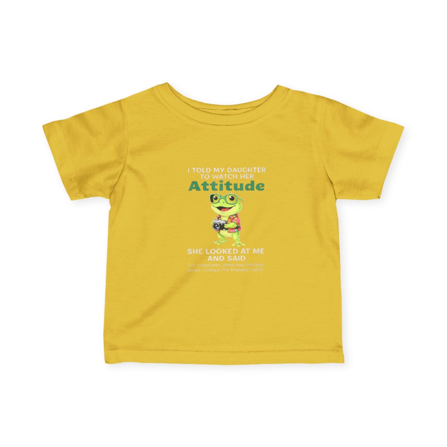 Daughter Complaints, Contact the Manufacturer Infant Fine Jersey Tee