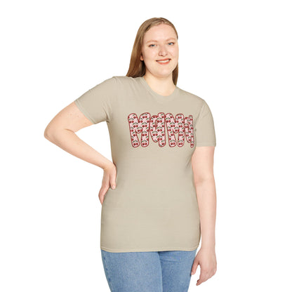 Mama Floral Band T-Shirt — Cute Mom Shirt with Pink Flower Pattern