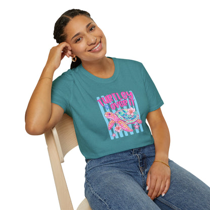 T-Shirt — "Turtley Loved It" Colorful Sea Turtle Graphic Tee