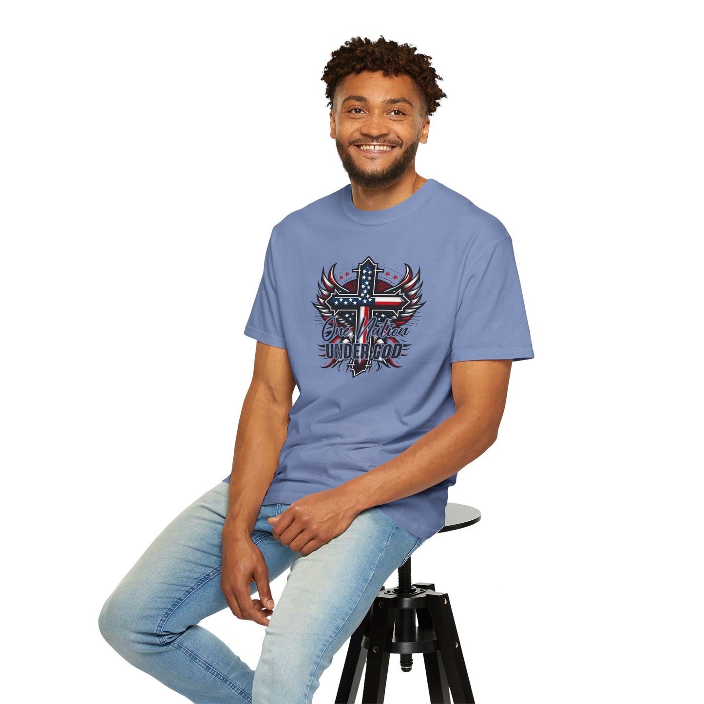 One Nation Under God Cross T-Shirt