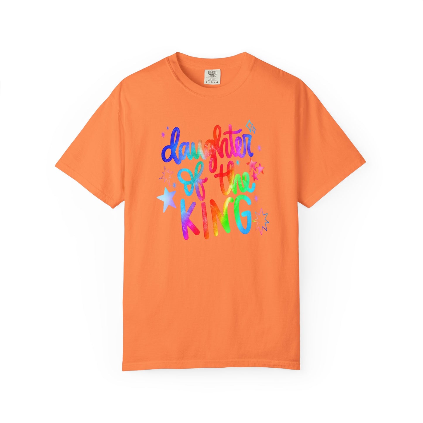Daughter of the King T-Shirt — Colorful Faith Graphic Tee
