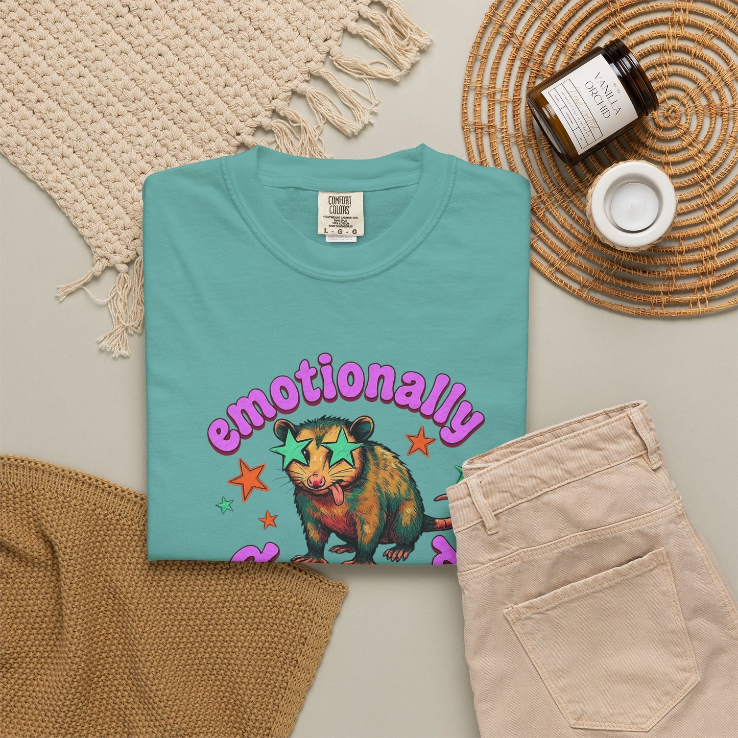 Emotionally Deceased T-Shirt — Vintage Cat Graphic Tee