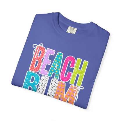 Beach Bum T-Shirt — Colorful Retro Lettering Summer Tee