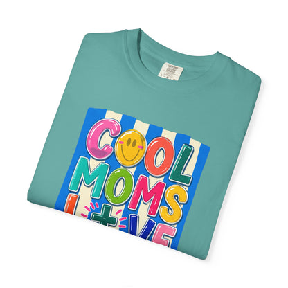 Cool Moms Love Jesus T-Shirt — Colorful Retro Christian Graphic Tee