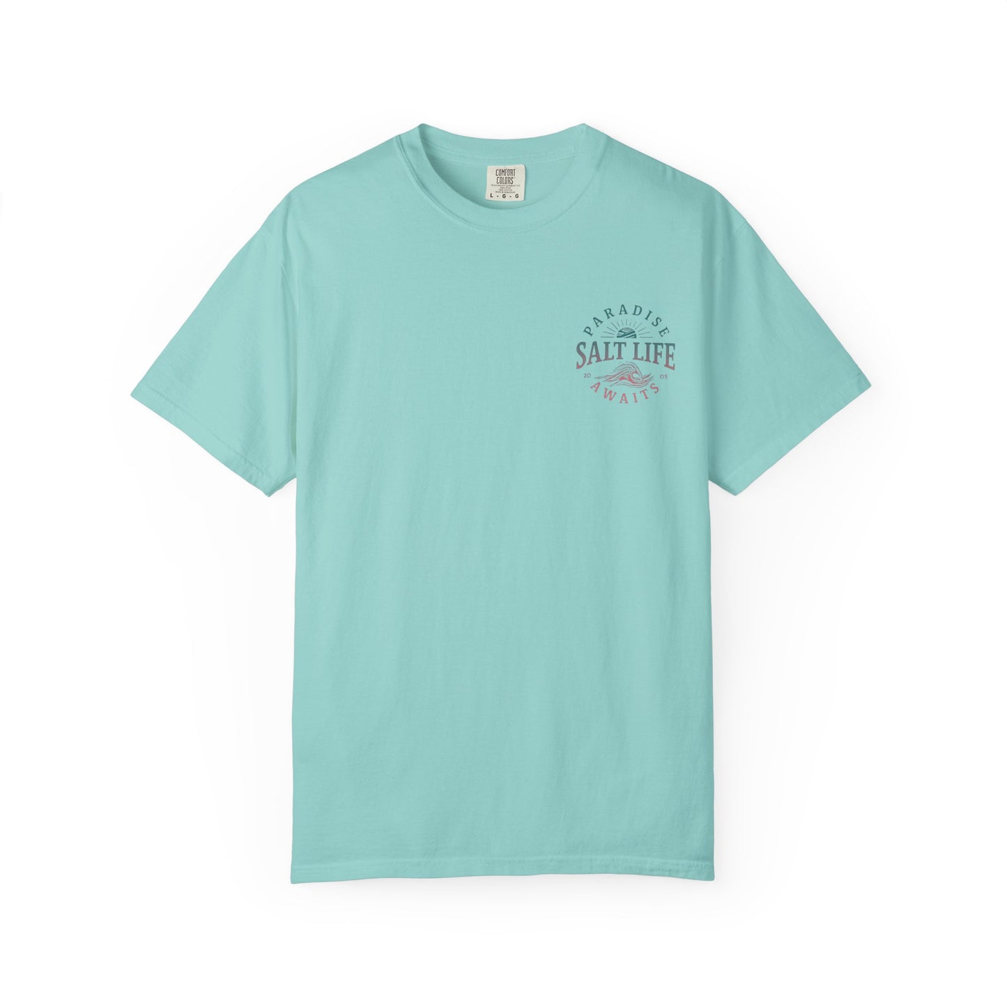 Salt Life Paradise Awaits Front & Back T-shirt