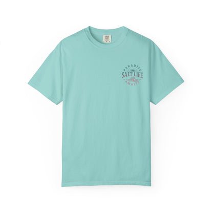 Salt Life Paradise Awaits Front & Back T-shirt