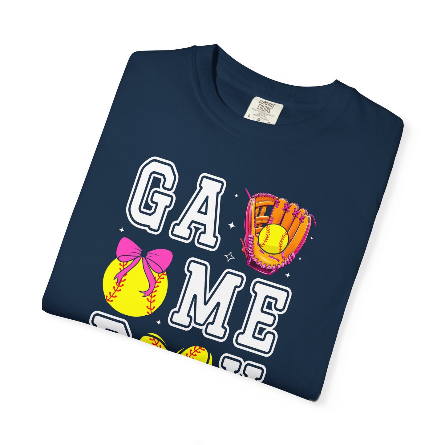 Game Day Softball T-Shirt — ‘GAME DAY’ Glove & Ball Design