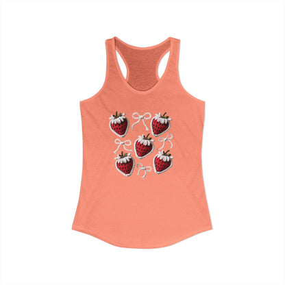 Strawberry yarn Racerback Tank