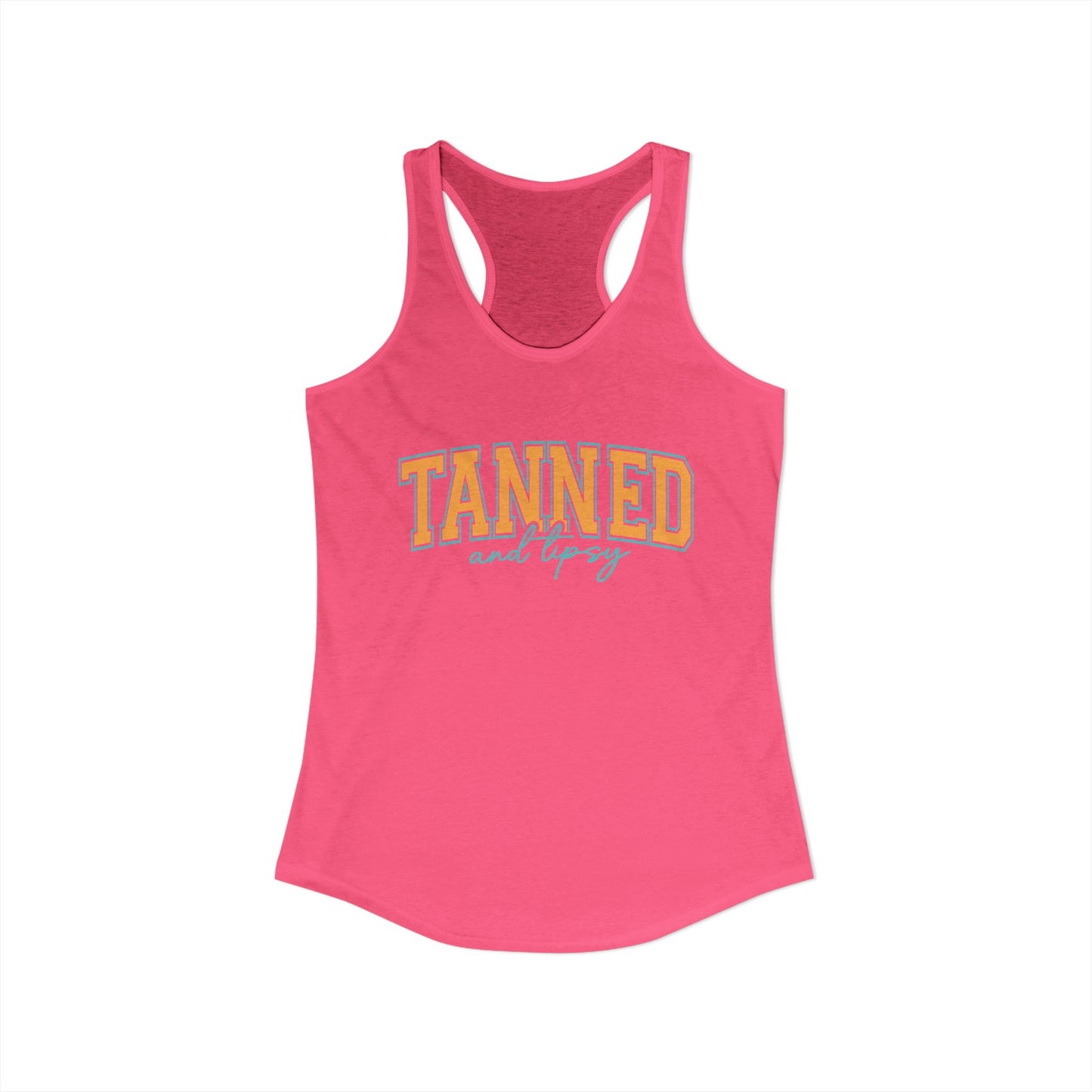Tanned & Tipsy Racerback Tank