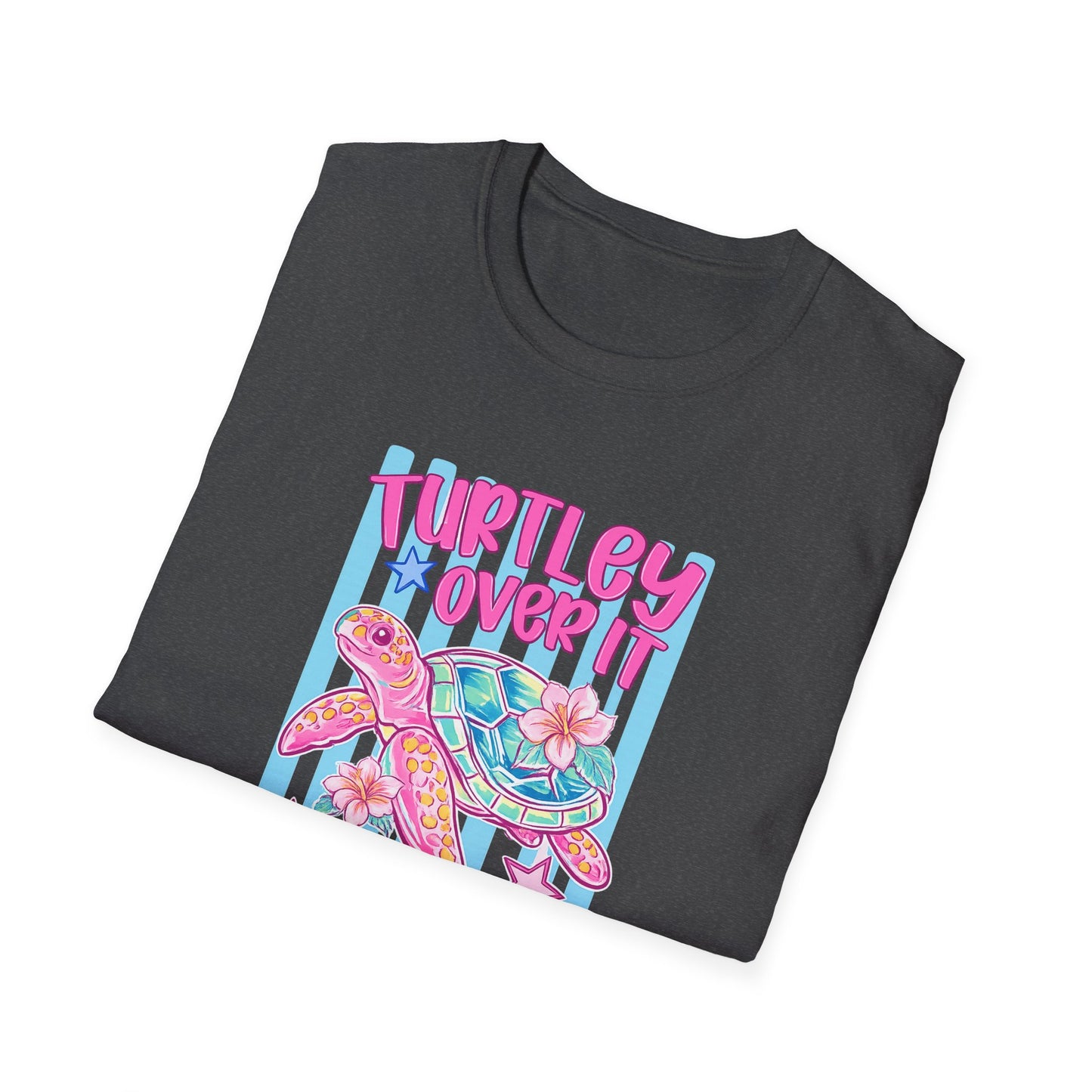 T-Shirt — "Turtley Loved It" Colorful Sea Turtle Graphic Tee