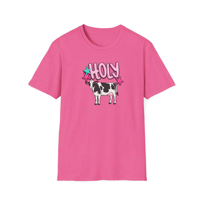 Holy Cow T-Shirt — Cute Pastel Cow Graphic Tee