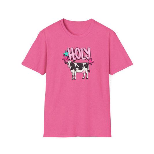 Holy Cow T-Shirt — Cute Pastel Cow Graphic Tee